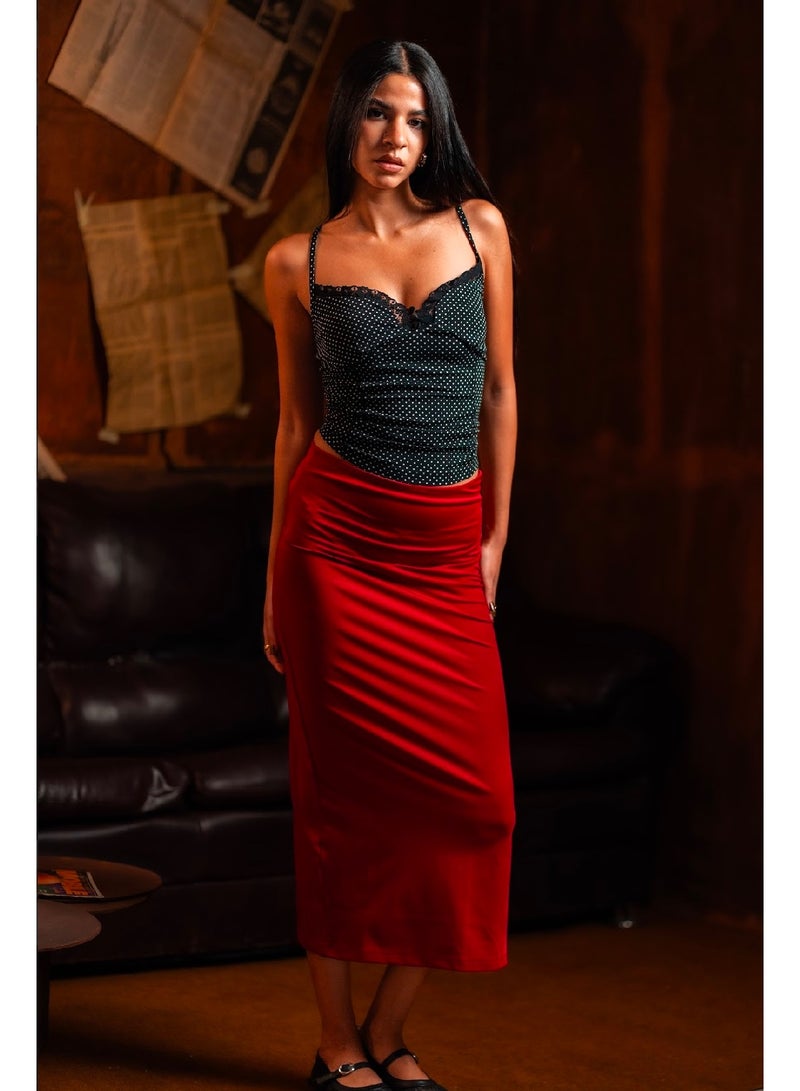 كنزه جيبة بفتحة جانبية - Image 1